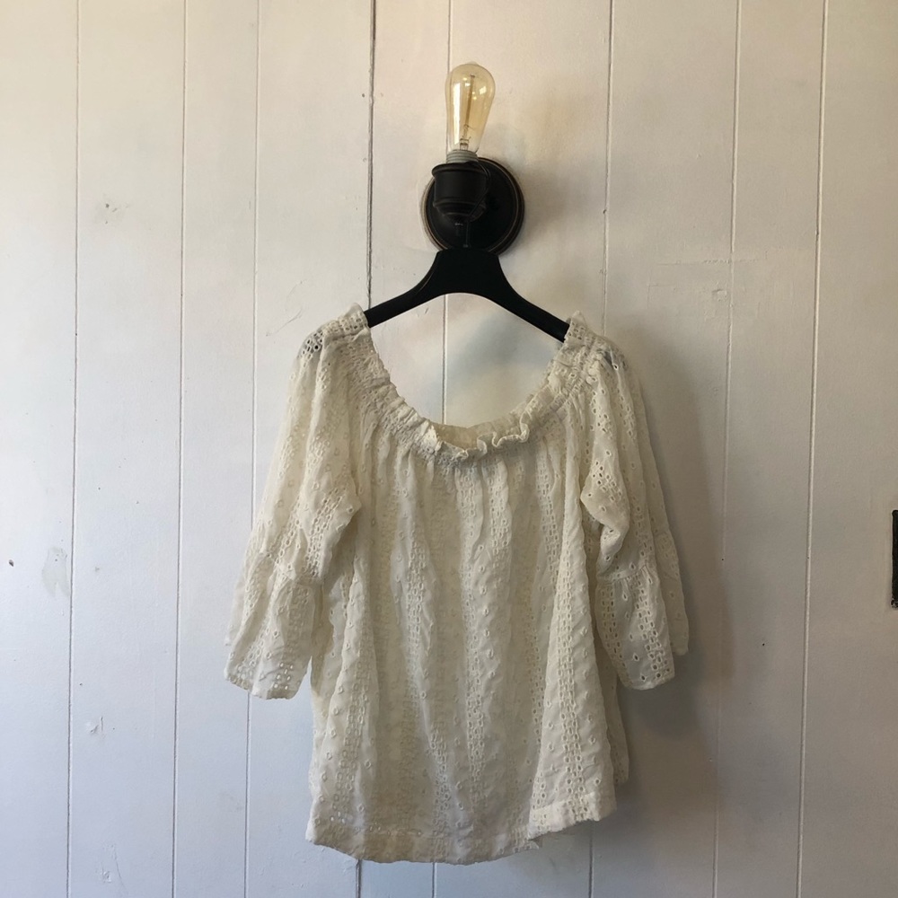 Off the shoulder Anthropologie Floreat Top
